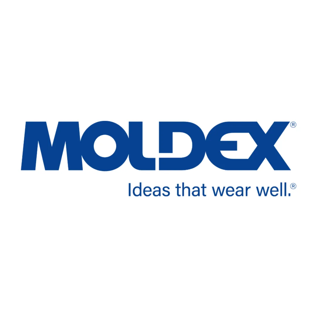Logo de Moldex, protección respiratoria y auditiva